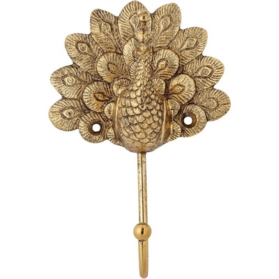 Bloomingville Стенна метална кука в златист цвят Dun - Bloomingville (82065168)