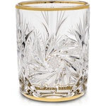 Bohemia 1845 Чаша за уиски Bohemia 1845 Pinwheel Matt Cut and Gold 360ml, 6 броя