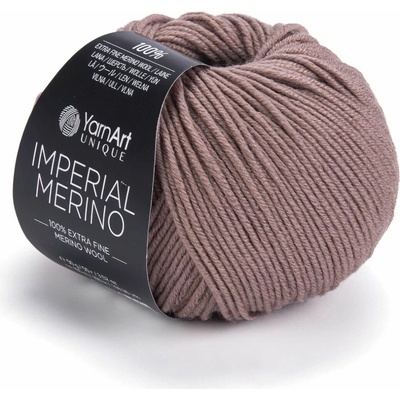 YarnArt Pletací příze IMPERIAL MERINO 3310 světle hnědá, jednobarevná, 50g/100m