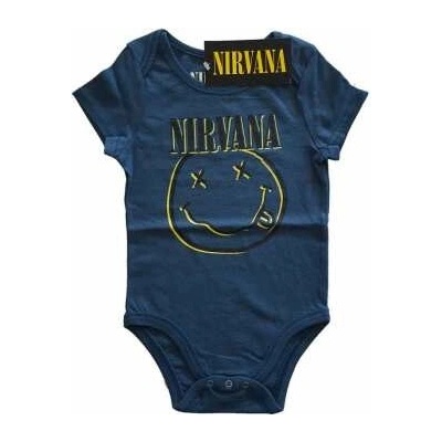 detské body ROCK OFF Nirvana Inverse Smiley Toddler Čierna