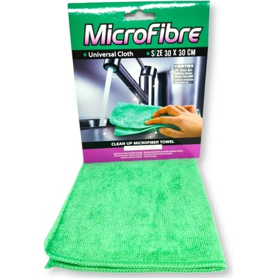 Microfibre микрофибърна кърпа, Универсална, Зелена, 30х30см, 1 брой