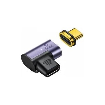 MicroConnect Premium Magnetic USB4 Gem 3x2 Adapter 90°