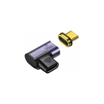 MicroConnect Premium Magnetic USB4 Gem 3x2 Adapter 90°