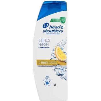 Head & Shoulders Citrus Fresh 400 ml šampon na mastné vlasy s lupy unisex