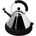 Alessi Електрически чайник Alessi MG32 с черна ръкохватка (mg32 b)