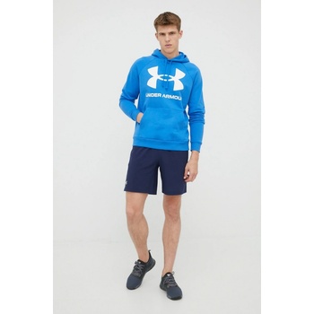 Under Armour Mikina s kapucňou UA Rival Fleece Big Logo HD-BLU 1357093-474