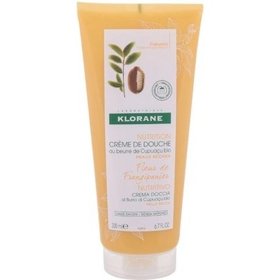 Klorane Cupuaçu Frangipani Flower Nourishing Shower Cream Sprchový krém 200 ml
