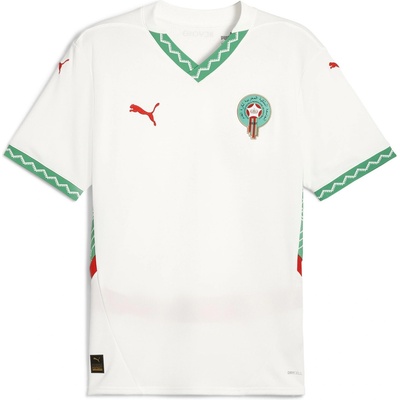 PUMA Футболна фланелка Puma Morocco Away Shirt 2025 Adults - White/Green