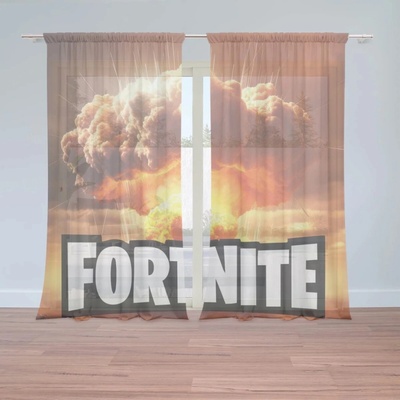 Sablio Záclony FORTNITE Explózia: 2ks 150x250cm