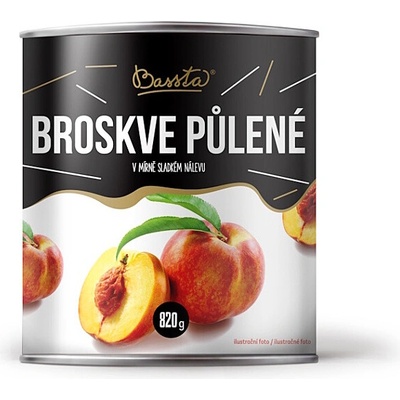 Bassta Broskve půlené 820 g – Zbozi.Blesk.cz