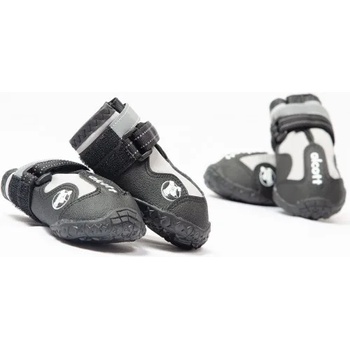 Image 1 of Alcott Adventure Boots - кучешки ботушки, черни със светлоотразителни детайли, размер S, дължина на стъпалото 5, 5 см APLSM