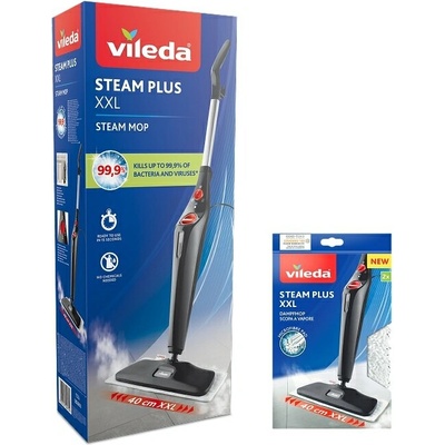Vileda Steam Plus XXL plochý s náhradou navyše (BAL182600)
