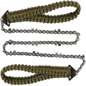 DRAGOWA Tactical DRAGOWA Тактически джобен моторен трион с дръжка от паракорд Wander, зелен (DRG117.Green)