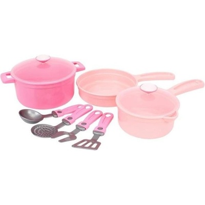 Teddies Sada riadu s doplnkami plast ružová