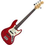 SX SBF15 Transparent Red 5-струнна бас китара