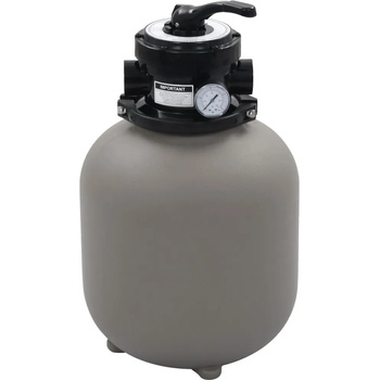 Image 1 of vidaXL Пясъчен филтър за басейн, 4 позиционен клапан, сив, 350 мм (91725)