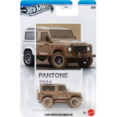 Mattel Hot Wheels Silver Series Pantone 7504 Land Rover Defender 90