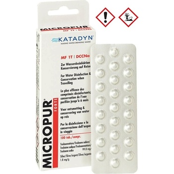 Katadyn Консервант за питейна вода Katadyn Micropur Forte MF 1T, 100 таблетки (40446)