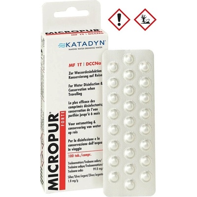 Katadyn Консервант за питейна вода Katadyn Micropur Forte MF 1T, 100 таблетки (40446)
