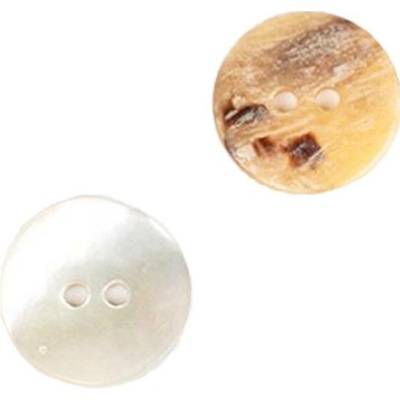 Drops Kulatý knoflík vypouklý Ø 15 mm perleťový