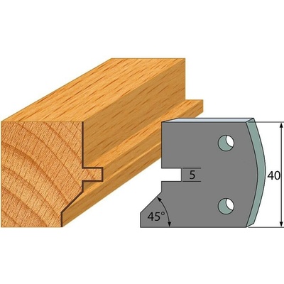 IGM Professional IGM Profil 083 - pár obmedzovačov 40x4mm SP F027-083