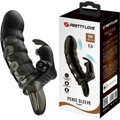 Pretty Love -Cuper PENIS SLEEVE, 10 vibračných funkcií