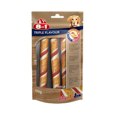 Rohlíky 8v1 TRIPLE FLAVOUR masová rolka 113 g