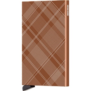 Secrid Cardprotector II Laser Tartan Rust