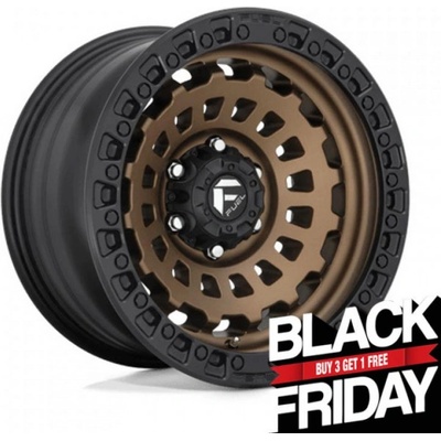 Fuel D634 ZEPHYR 8x17 5x114,3 ET38 matte bronze black bead ring