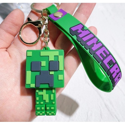 Přívěsek na klíče Minecraft Creeper s poutkem a karabinou 22 cm – Zboží Dáma