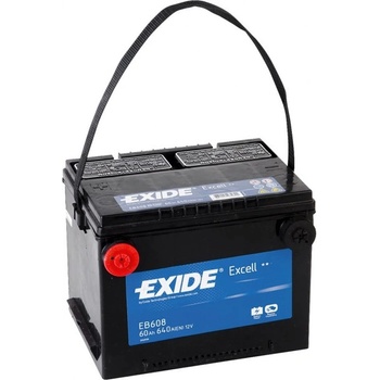 Exide Excell 12V 60Ah 640A EB608