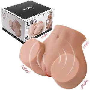  Вибриращ мастурбатор с вагина и анус, 7 режима - Elina Masturbator (MSTRS00220)