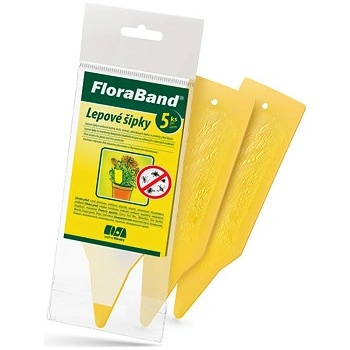 AgroBio PM Lepové šipky žluté FloraBand 5 ks