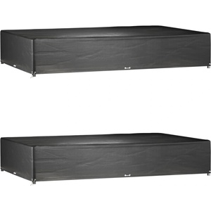 vidaXL Калъф градинска мебел 2 бр 16 капси 325x205x60 см правоъгълни (3155367)