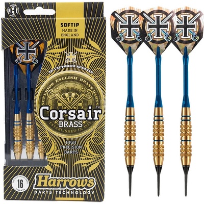 Šípky Harrows Corsair soft modrá 18g