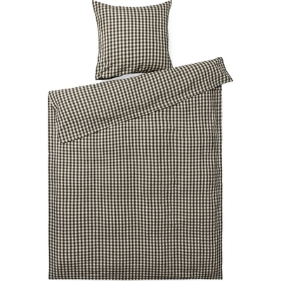 Juna Спално бельо Bæk & Bølge с калъфка за възглавница 50 x 60 cm 150 x 210 см черно и бежово (637099)