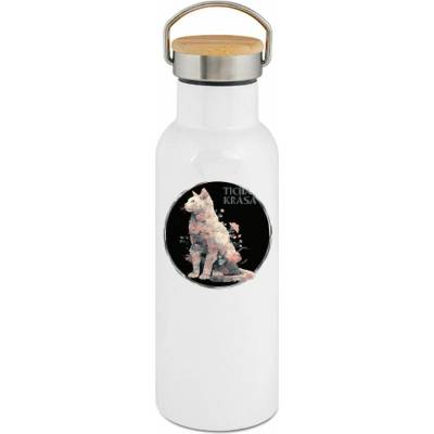 123TRIKO termoska Tichá krása, kočka 500 ml