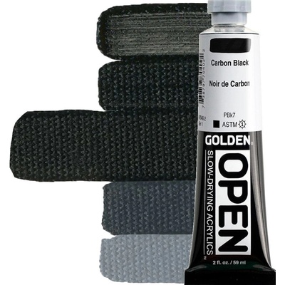 Golden Artist Colors Open АКРИЛНА боя Carbon Black 59 ml 1 бр (0007040-2)