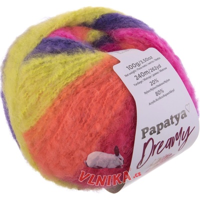 Kamgarn Příze Papatya Dreamy Varianta: 02