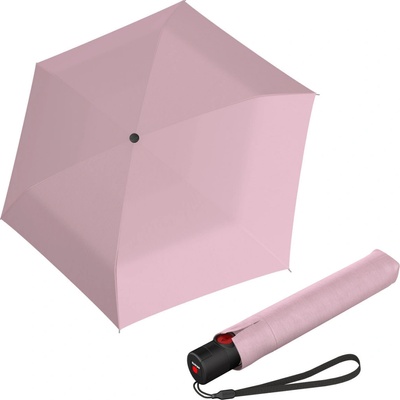 Knirps U.200 Duomatic rose elegantní dámský plně automatický deštník růžový