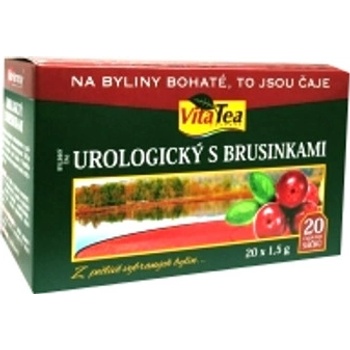 Vitaharmony VitaTea urologický s brusinkou porcovaný čaj 20 x 1,5 g