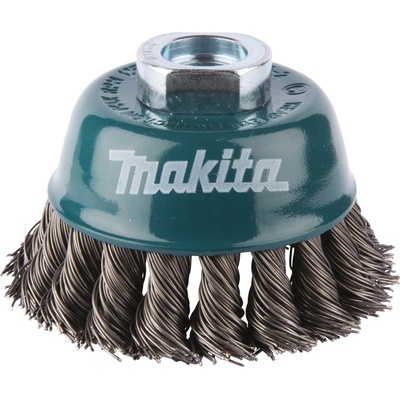 Makita Чашова четка makita от стоманена тел, плетена тел 0, 5 мм, 75 мм d-24131 (d-24131)