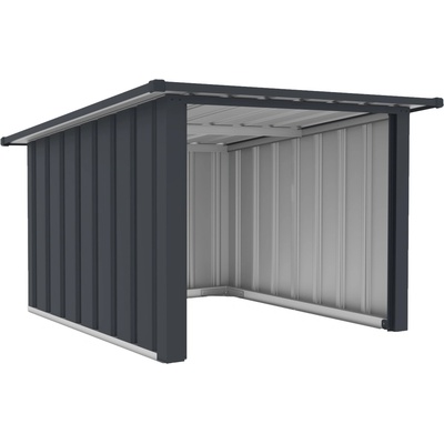 Garáž pro robotickou sekačku G21 88x62x98 cm, antracitová – Sleviste.cz