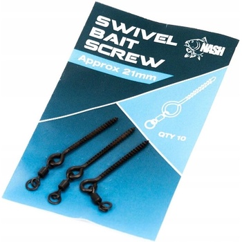 Kevin Nash Swivel Bait Screw 21mm držáky nástrah 10ks