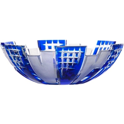 Bohemia Crystal Broušená mísa Metropolis 180mm