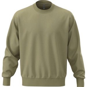Next Level Apparel N 9007 / Унисекс суитшърт с овърсайз дизайн, изработен от плътен памук - светло маслиненозелен XS (089007w0500)