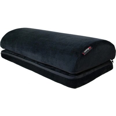 AROZZI Foot Rest Soft Fabric Velvet Black/ ergonomický polštář pod nohy/ sametově černý – Zboží Dáma