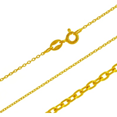 Argento Pozlacený stříbrný řetízek 15347