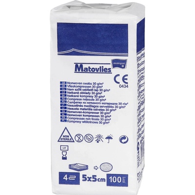 Matovlies kompresy netk.text.30 g 5 x 5 cm 100 ks