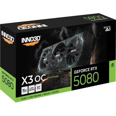 Inno3D GeForce RTX 5080 X3 OC 16GB GDDR7 N50803-16D7X-17603930